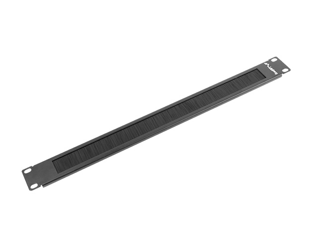 Մալուխի մուտք LANBERG AK-1101-B 19″ BRUSH PANEL 1U BLACK