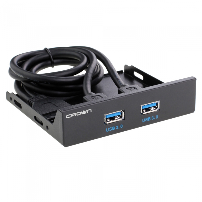 Ադապտեր CrownMicro CMU3-21 (2xUSB 3.0, 3.5″, 20pin)