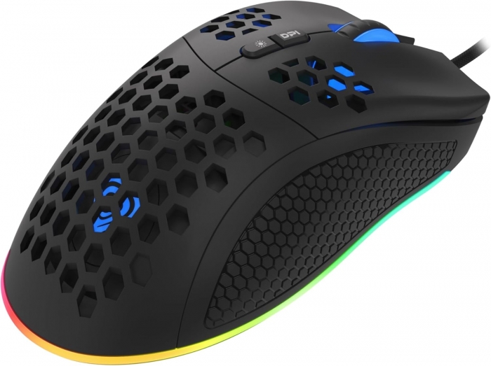 Մկնիկ Genesis NMG-1839 KRYPTON 555, Gaming, Black, RGB (8000DPI, USB)
