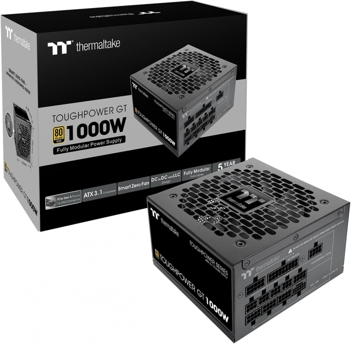Блок питания 1000W Thermaltake Toughpower GT Snow Gen.5 80+ Gold (ATX3.1)
